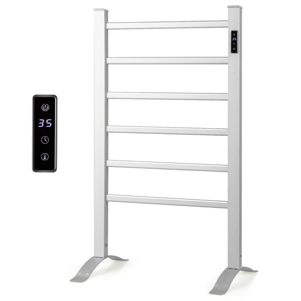 Coast Handdoekrek met Verwarming Handdoekverwarmer - Met Timer - 54 cm x 35 cm x 91 cm
