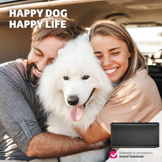 tectake® - Hondenloopplank Paw Step - Loopplank Hondentrap - Trap Hond - inklapbaar en antislip, tot 90kg