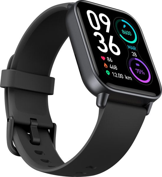 Maoo Boost 2 Smartwatch Dames & Heren – Volledige Belfunctie, WhatsApp & App-Notificaties – Hartslag, SpO₂, Slaapmonitor – Stappenteller, Calorieënteller – Multisport – IP68 Waterdicht – Android & iOS – Zwart