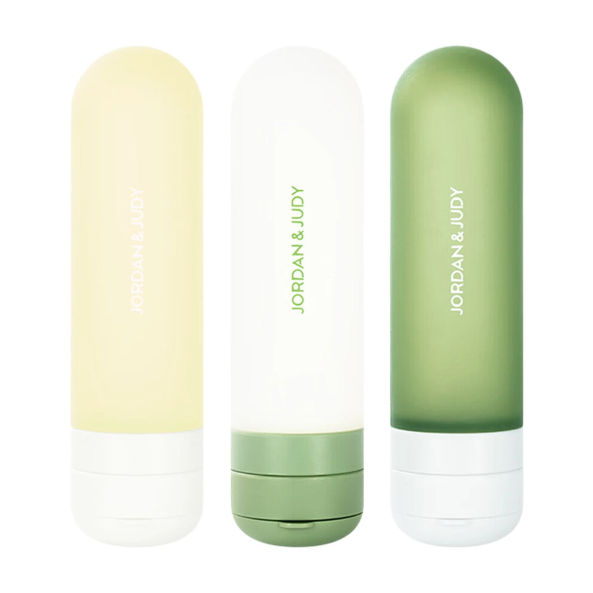 JORDAN&JUDY Reis Navulflessen Siliconen - 50 ml - Herbruikbaar, Lekvrij