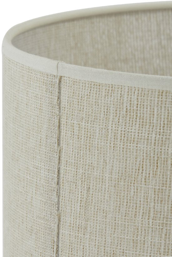 Light & Living Lampenkap Breska - 35x30x35 (BxHxD) - Textiel - Zandkleur