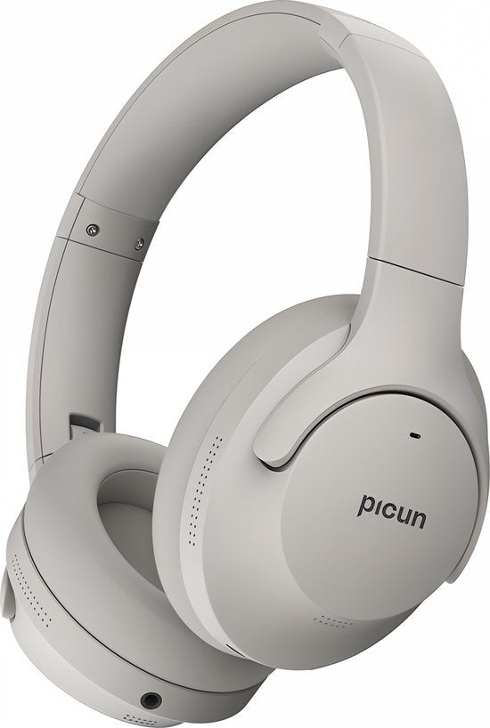 PICUN ANC-05L - Draadloze over-ear koptelefoon met Active Noise Cancelling - Hi-Res Sound - Bluetooth headset- Grijs