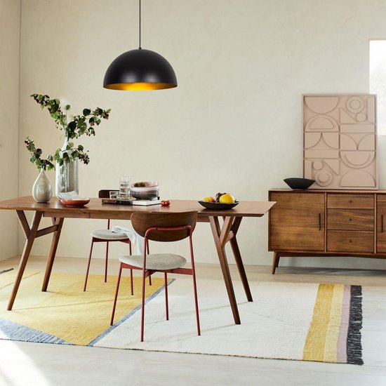 LedLoket Moderne hanglamp - 40 cm - Canti - Zwart/Goud