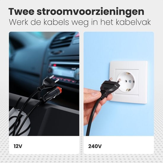 Auronic Elektrische Koelbox - Coolbox - 40L - 12V en 240V - Zwart