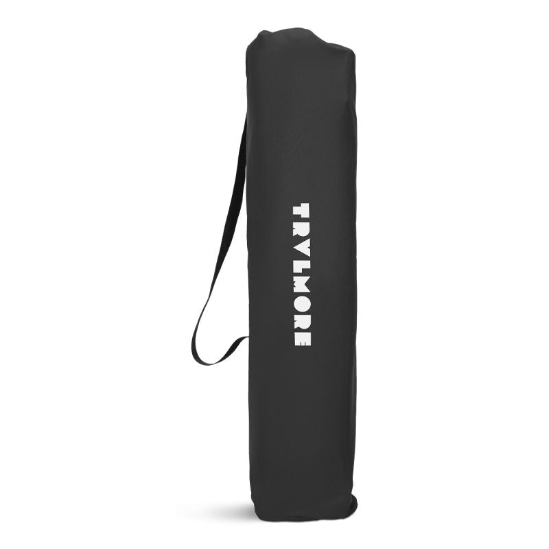 Trvlmore Campingstoel Ergonomisch - Zwart - Verstelbare rugleuning 100 cm - Draagvermogen 120 kg