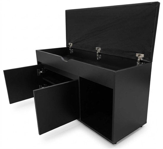 VDD - Schoenenkast - Schoenen opberger - Halbankje - Zwart