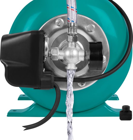 VONROC Hydrofoorpomp / hydrofoorset met drukschakelaar - 800W - 3300l/h - 19L tank - Kunststof pomphuis