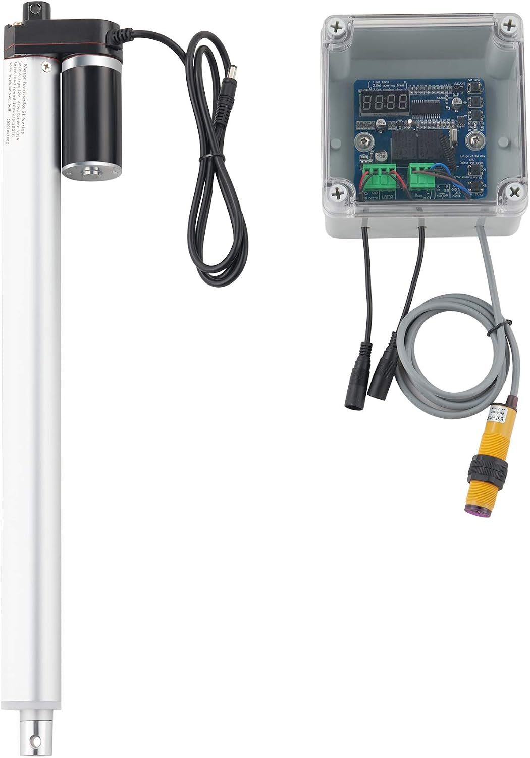 CO-Z Automatische Kippenluik met Tijdklok - Zilver - 60 x 30 cm - Infraroodsensor - Afstandsbediening tot 40 m - IP44 - Aluminium