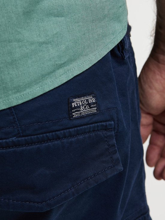 Petrol Industries - Heren Cargo short Heatwave - Blauw - Maat XXL