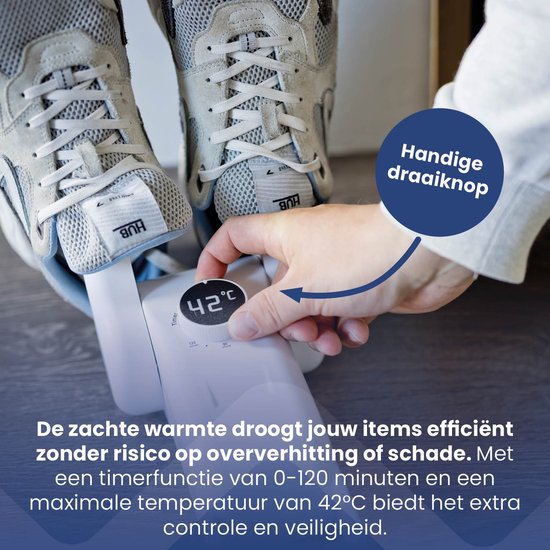 Nexxt Compacte Elektrische Schoenendroger – Schoenverfrisser – Shoe Dryer - Doodt Bacteriën en Voorkomt Geuren – Max. 42 °C – 150W