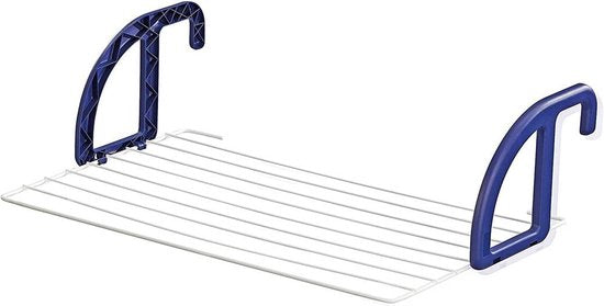 Leifheit hangdroogrek Classic 70 - drooglengte 7 m drooglengte - wit - blauw