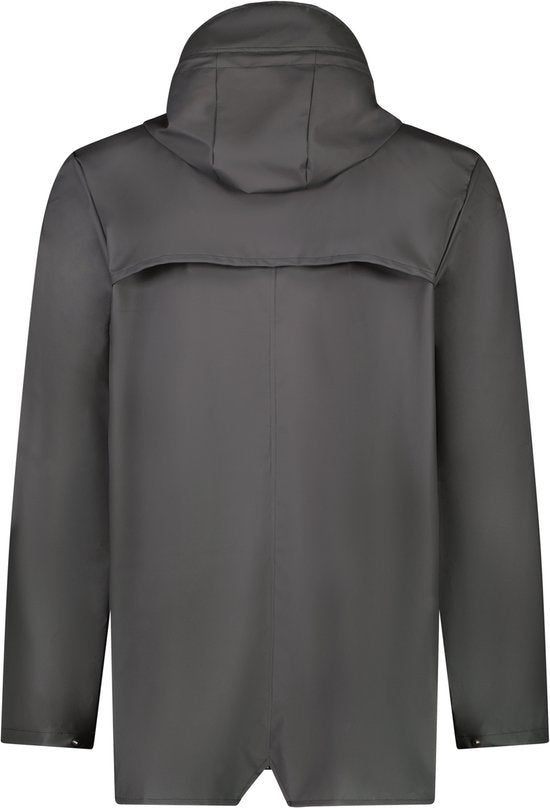 Cars Jeans - Jas Ossy - Heren - Zwart Polyester - Met Capuchon & Ritszakken - Maat M - Casual Winterjas - Tijdloos & Functioneel