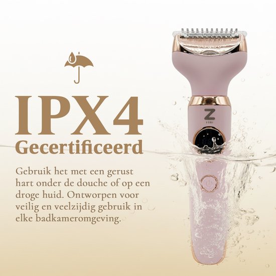 Ladyshave voor Vrouwen - 4 in 1 Scheerapparaat - Oksels - Benen - Neustrimmer - Wenkbrauw - Neus - Zeri