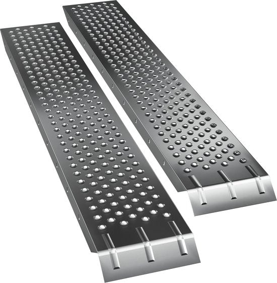2 MONZANA Oprijplaten – Antislip Geperforeerd Staal - Tot 400kg