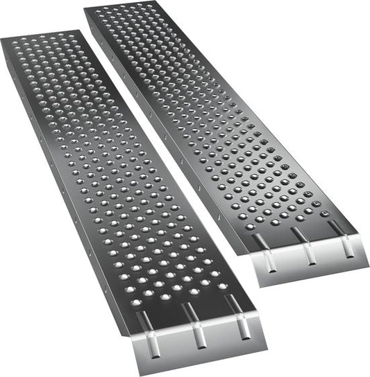 2 MONZANA Oprijplaten – Antislip Geperforeerd Staal - Tot 400kg