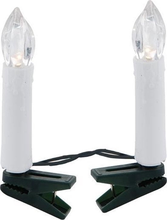 Home Styling - Kaarsverlichting - 50 LED Lampjes - 12.2 Meter Lengte - Kerstverlichting - Warm Wit - Crème