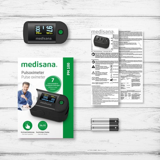 medisana PM 100 - Zwart Saturatiemeter