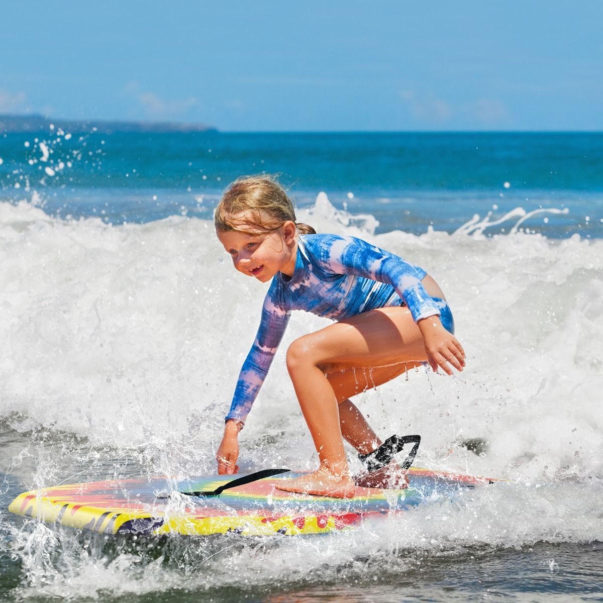 Coast Bodyboard - lichtgewicht - halvemaanvormige achterkant - met polsband - 104 cm