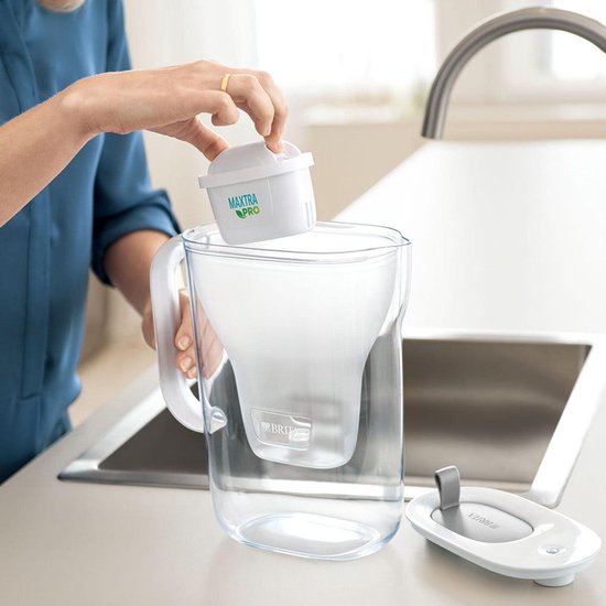 BRITA - Waterfilterkan - Style Cool - 2,4L - Grijs - incl. 1 MAXTRA Pro All-in-1 filterpatroon - met Cashback (enkel in België - tot €10 terugbetaald)
