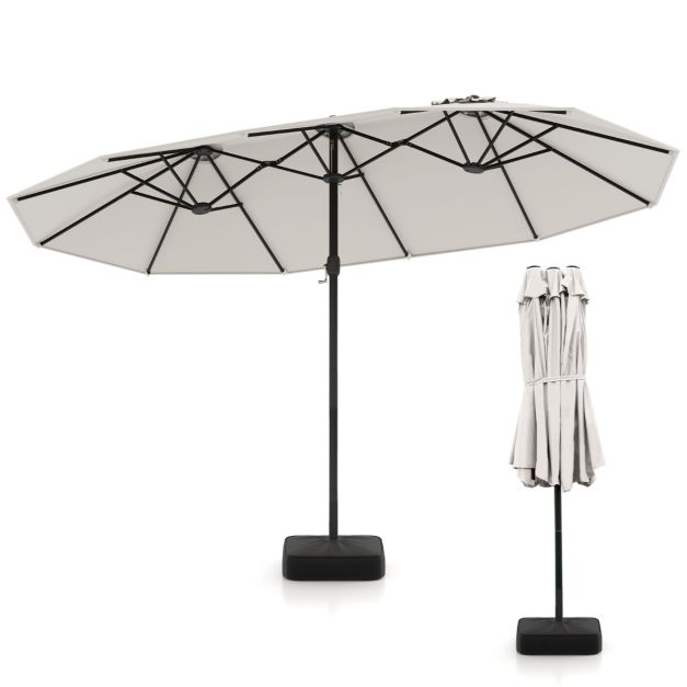 Coast Strandparasol 220 cm - UPF50+ - Kantelbaar - Met Bekerhouder/Draagtas