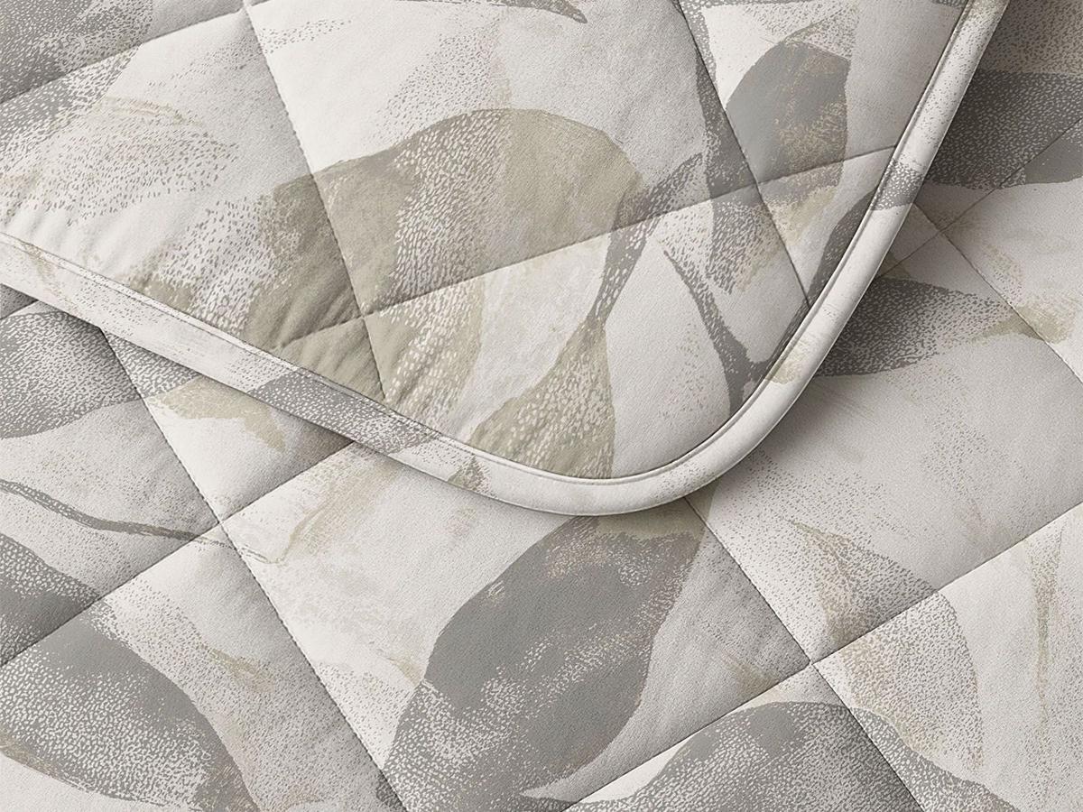 Sleeptime Lazy Wasbaar Dekbed - Katoen - maat 200 x 200 cm - Misty Beige/Grijs