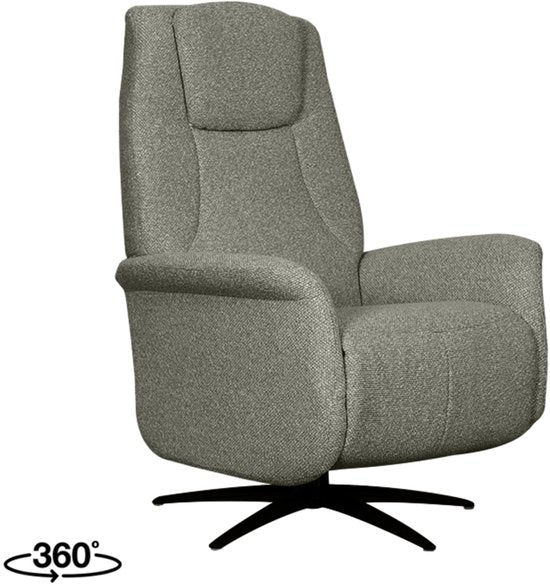 LABEL51 Stockholm Fauteuil - BRUIN - Royal Stof - 1-Motorig - - - Draaibaar - Met Armleuning