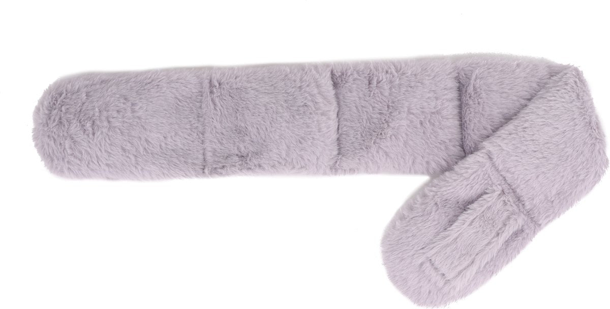O’DADDY® Pittenzak magnetron met mint - Pittenzak - kersenpitkussen - pittenzak voor nek en schouders - verwarmingskussen - warmtekussen magnetron - 79 x 10 cm lila