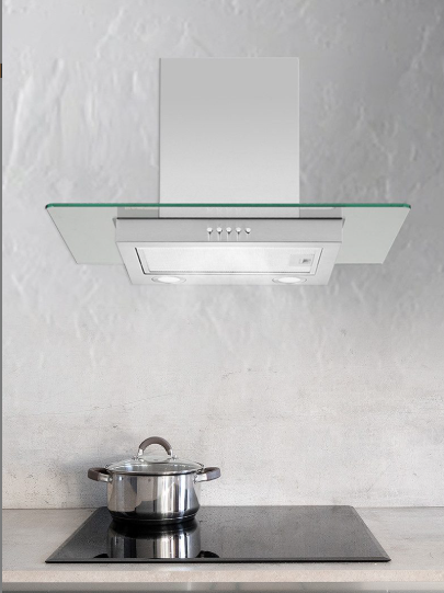 Hanseatic Afzuigkap SY-3288B3-P1-C120-L52-600 - Grijs - 60 x 40 x 82 cm - RVS, LED, 3 Standen