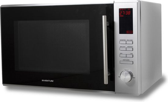 Inventum MN305C - Vrijstaande combimagnetron - Heteluchtoven - Grill - 30 liter - 900 watt - 10 kookprogramma's - RVS/Zwart