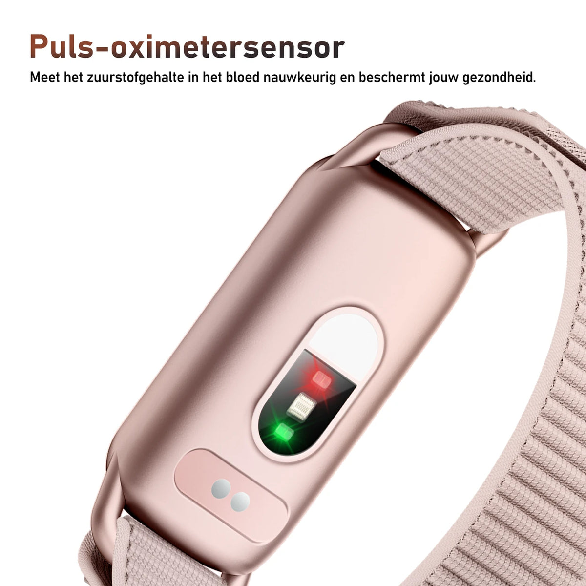 FITTEK GTL1 Smartwatch - Magnetisch Opladen - Roze