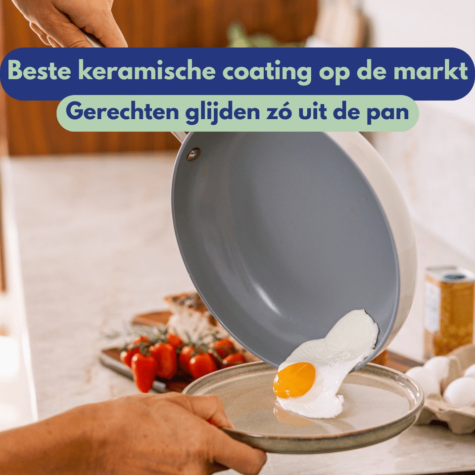 Safecourt Koekenpan - Keramisch - PFAS-vrij - Inductie - 24 cm
