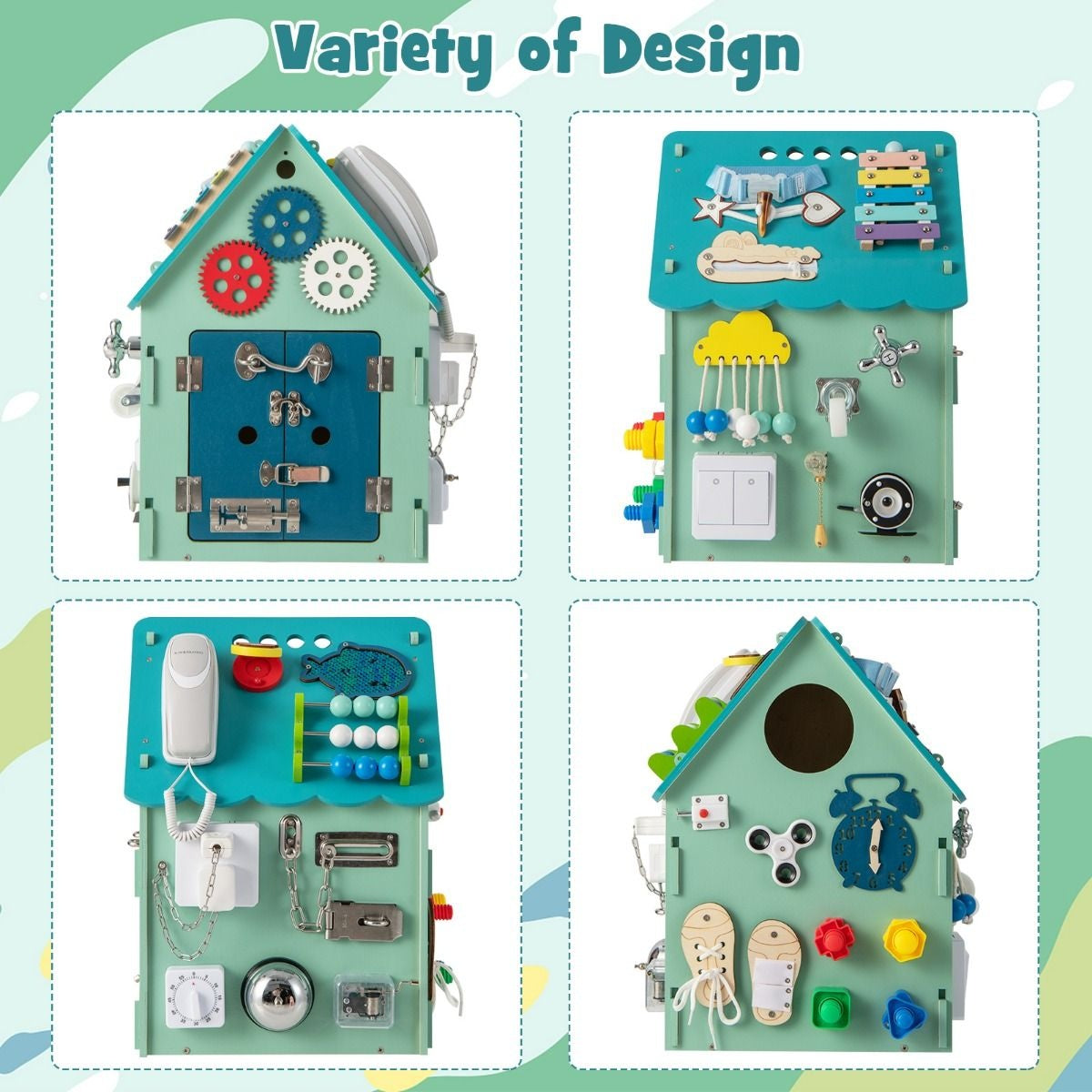 Coast Kinderspeelhuis - Educatief - 33 cm x 33 cm x 45 cm