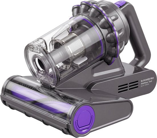 Powell Matras reiniger - Tapijtreiniger - Huisstofmijt stofzuiger - UV Bedstofzuiger - 350W - 20.6L Reservoir - Grijs
