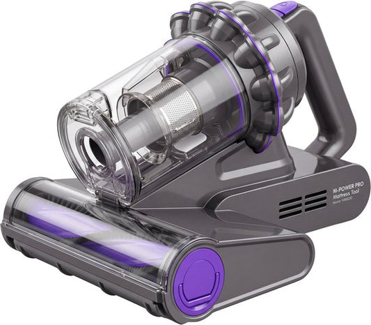 Powell Matras reiniger - Tapijtreiniger - Huisstofmijt stofzuiger - UV Bedstofzuiger - 350W - 20.6L Reservoir - Grijs