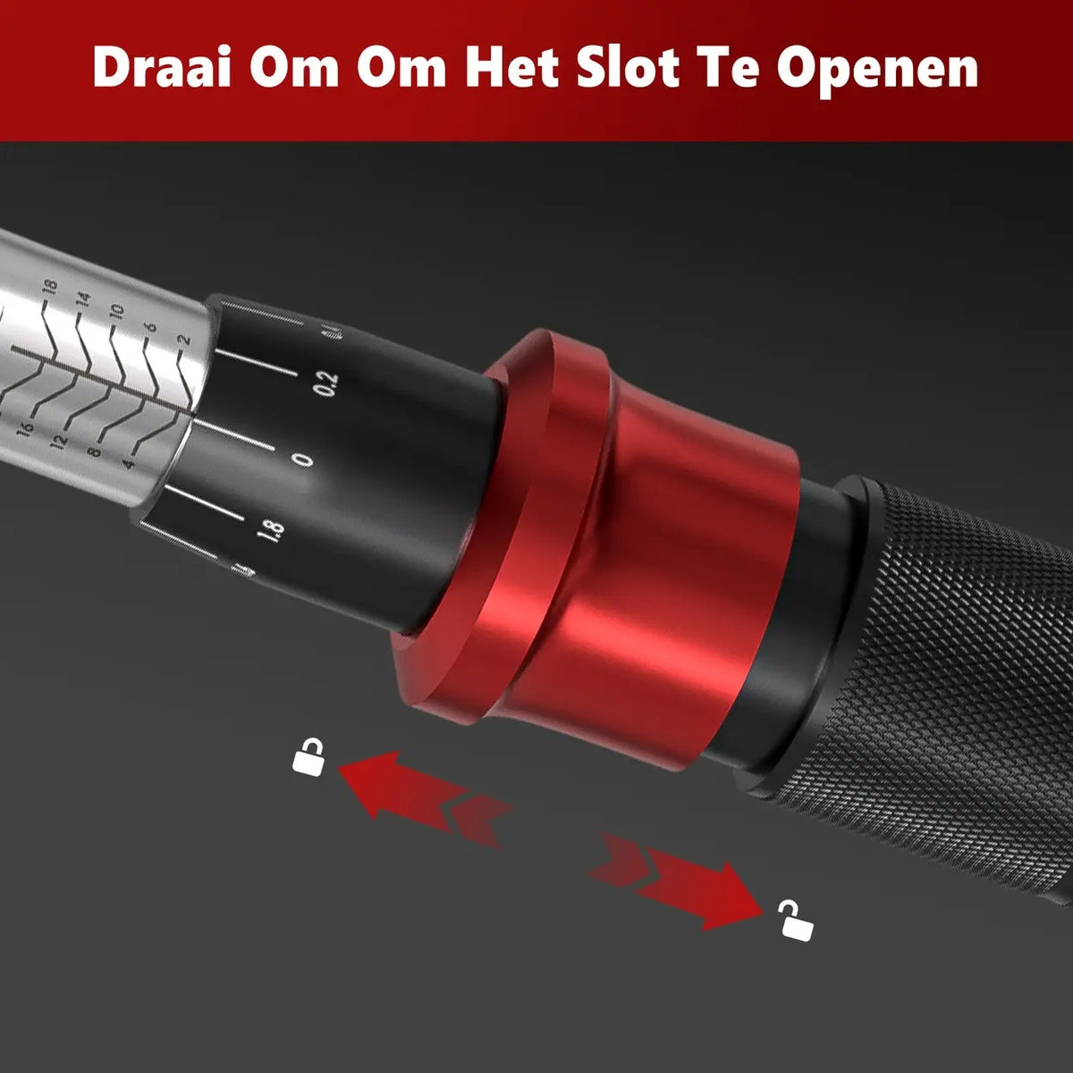 MoveCrab Momentsleutelset voor Fietsen - 15-delig - 1/4 inch - 2–20 Nm