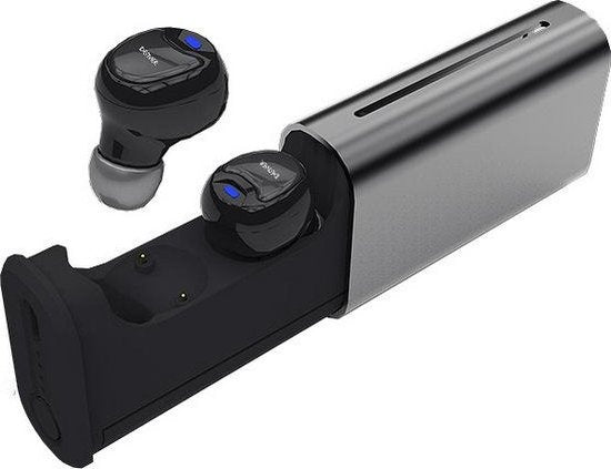 Denver TWE-60 - Draadloze Bluetooth earbuds - met oplaadcase - Zwart