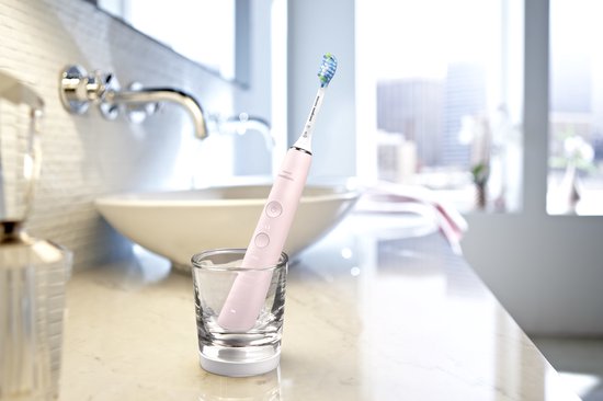 Philips Sonicare DiamondClean 9000 -Elektrische tandenborstel - Lichtroze - Oplaadglas - HX9911/29