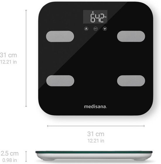 medisana BS 602 - Connect lichaamsanalyse weegschaal (WiFi)