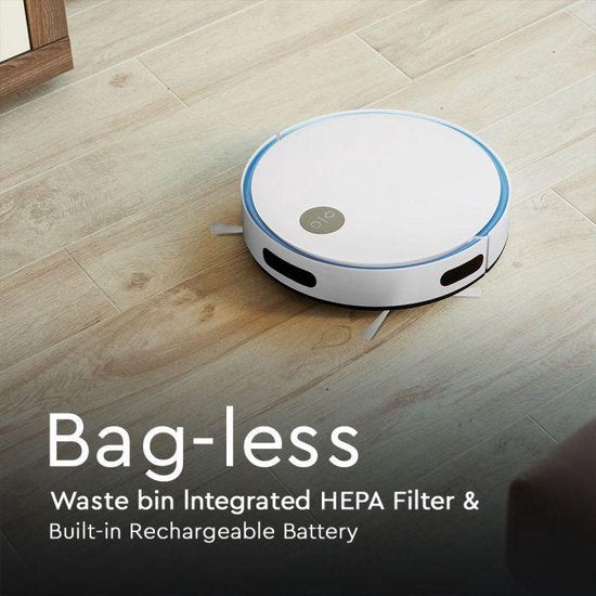 V-tac VT-5522 Robotstofzuiger - Wit met blauw - Bestuurbaar via afstandsbediening - 65dB