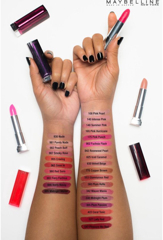 Maybelline New York - Kleur Sensationele Creamy Mattes Matte Lipstick - 987 Smoky Rose