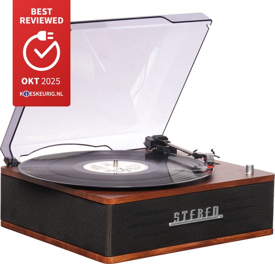Denver Platenspeler - Ingebouwde speakers - Retro - Auto stop - Bluetooth - VPB262