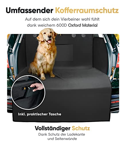 Heldenwerk Kofferbakbescherming Hond - Waterdicht - Zwart