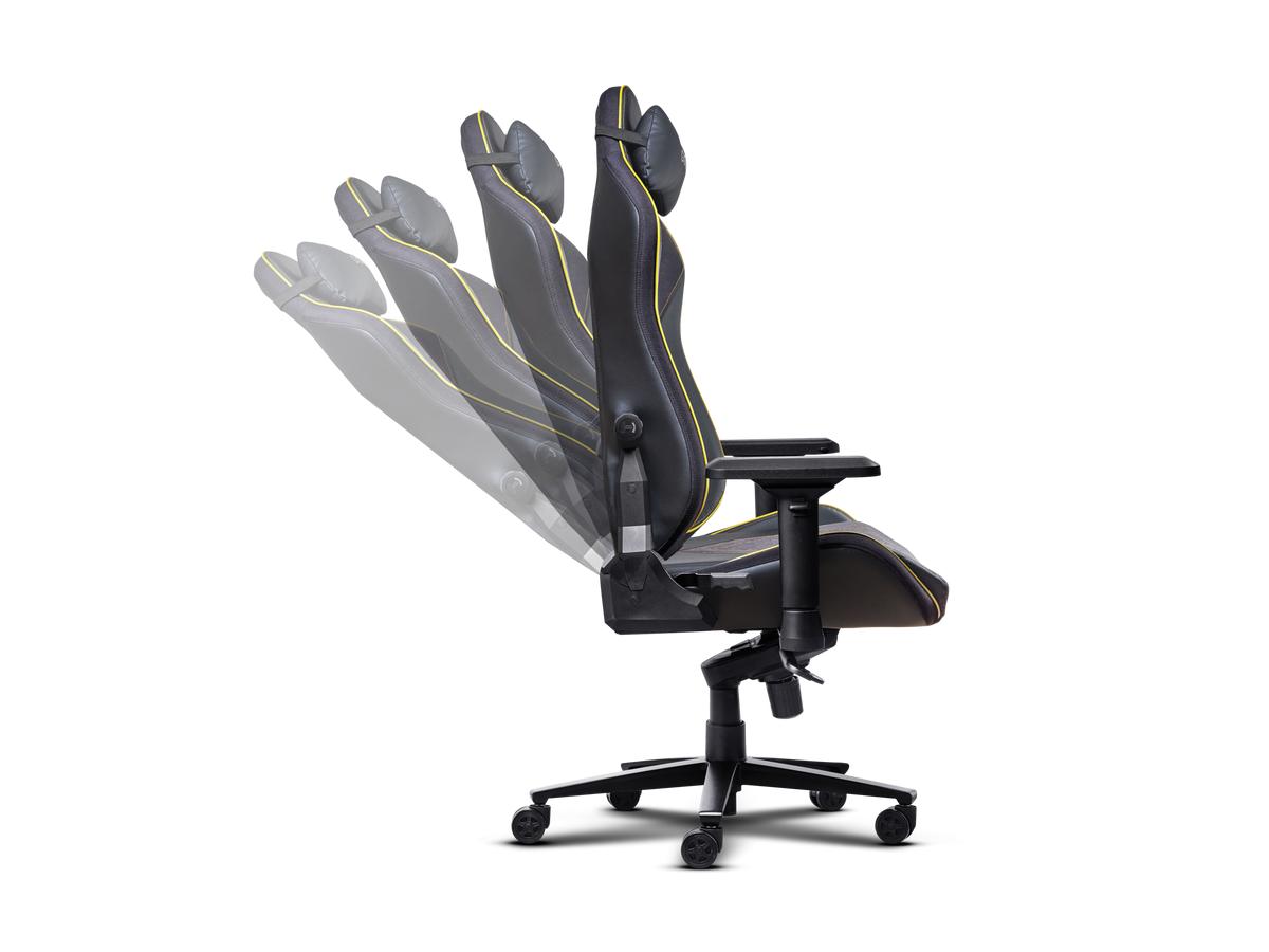 Trust GXT 721BM Ruya Pro Gamingstoel - Batman Edition - Ergonomisch Design - Zwart/Geel