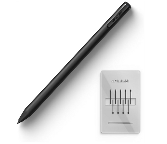 reMarkable Marker Plus Stylus met Gum en 9 Punten – Zwart – Kunststof