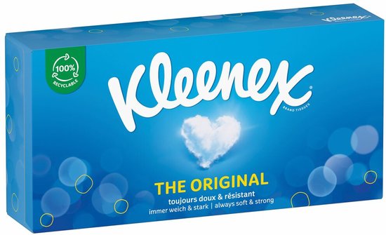 Kleenex tissues - The Original - Voordeelverpakking - 24 x 72 stuks = 1728 zakdoekjes