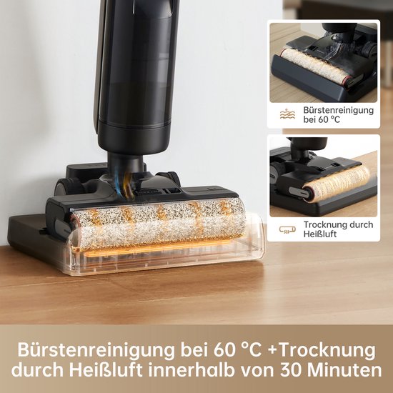 Dreame H13 PRO Nat en Droog - Steelstofzuiger met Dweilfunctie