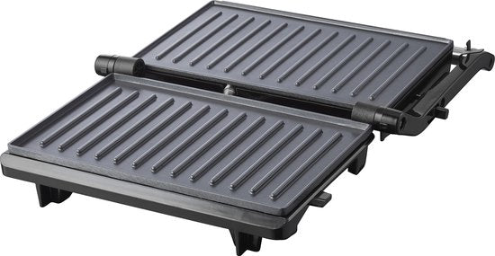 Tomado TGC2001S - Kleine contactgrill - Tosti apparaat - PFAS vrij - Zwart/rvs - 750 watt