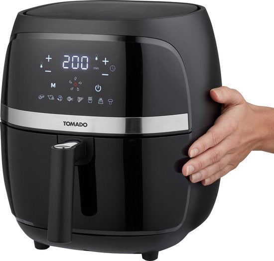 Tomado TAF3202B - Airfryer - Heteluchtfriteuse - 3,2 liter inhoud - Digitaal display - 500 gr friet - PFAS vrij - Beste Koop - Aug & nov 2024