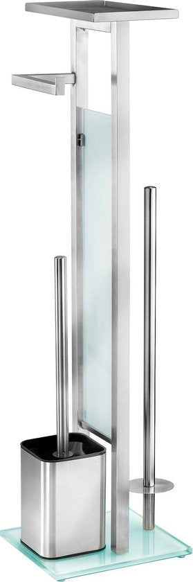 Wenko Toiletrolhouder- En Borstel Debar 70,5 Cm Rvs Zilver