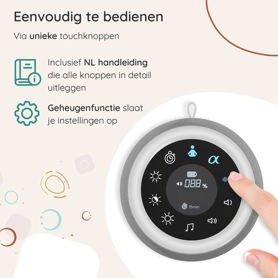 Numsy - Touch White Noise Machine Baby - Witte Ruis Machine